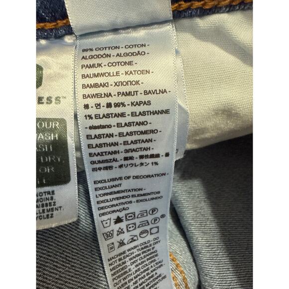 Levi's 501 Women's Blue Original Fit High Waisted Straight Denim Jeans Size 31 - Picture 5 of 6